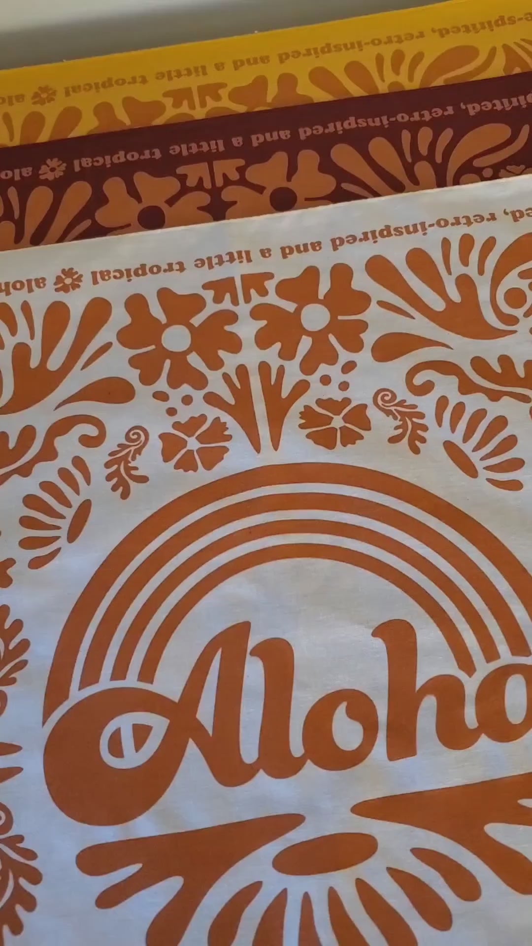 Aloha Rainbow Bandana