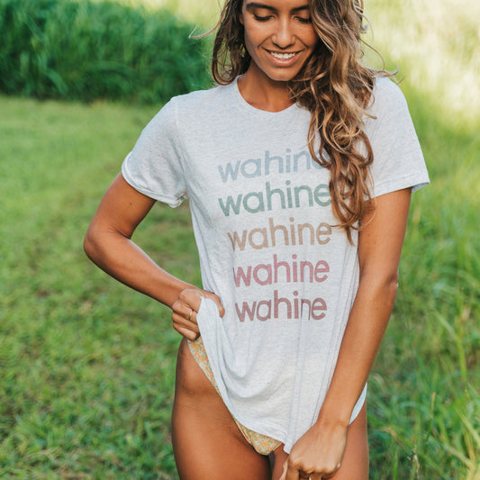 Wahine Rainbow Tee