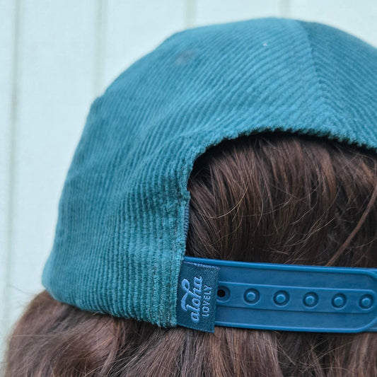 Salt Cures Corduroy Hat in Dark Teal