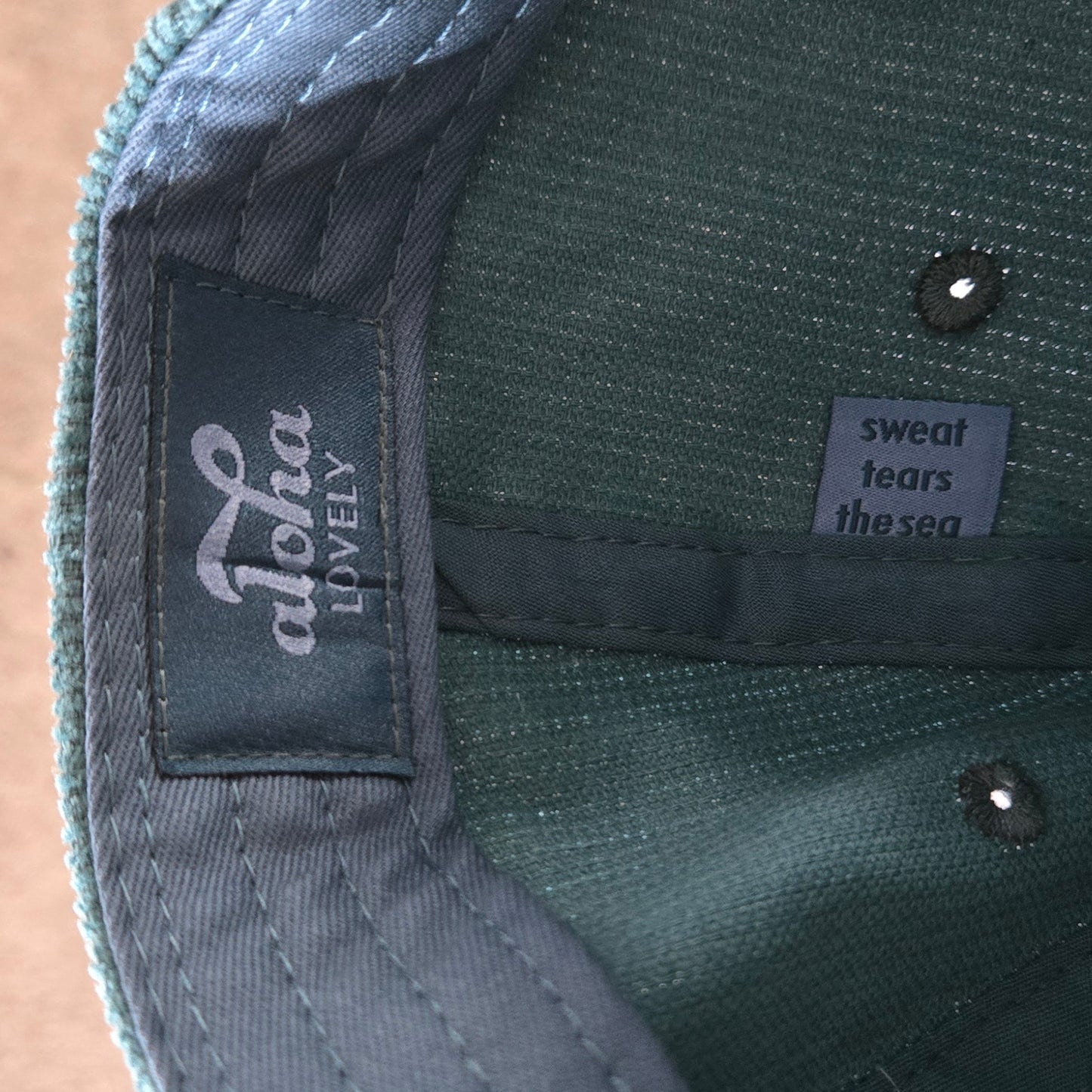 Salt Cures Corduroy Hat in Dark Teal