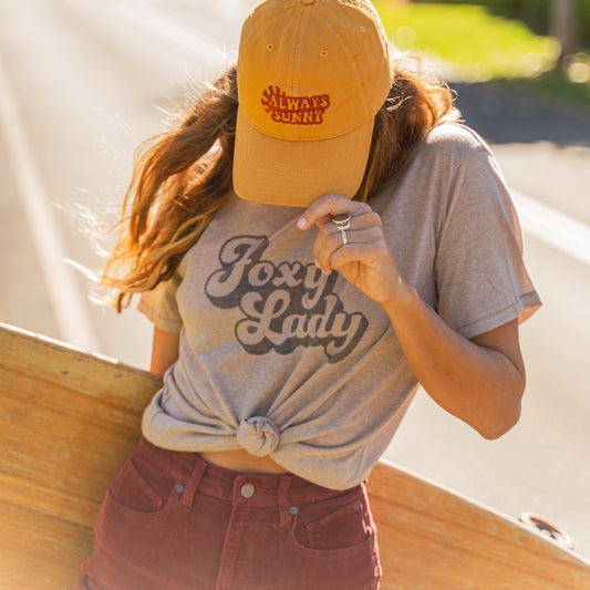 Foxy Lady Tee in Vintage Stone