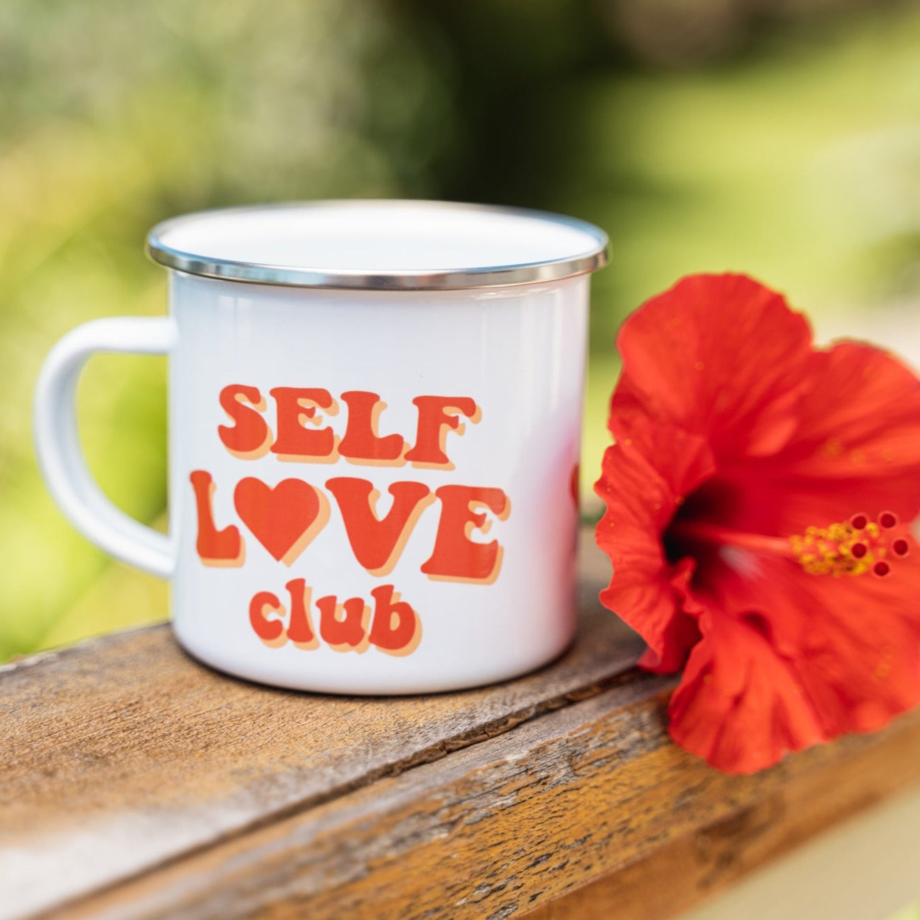 Self Love Club Camping Mug
