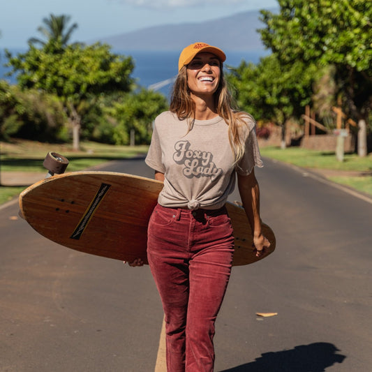 Foxy Lady Tee in Vintage Stone