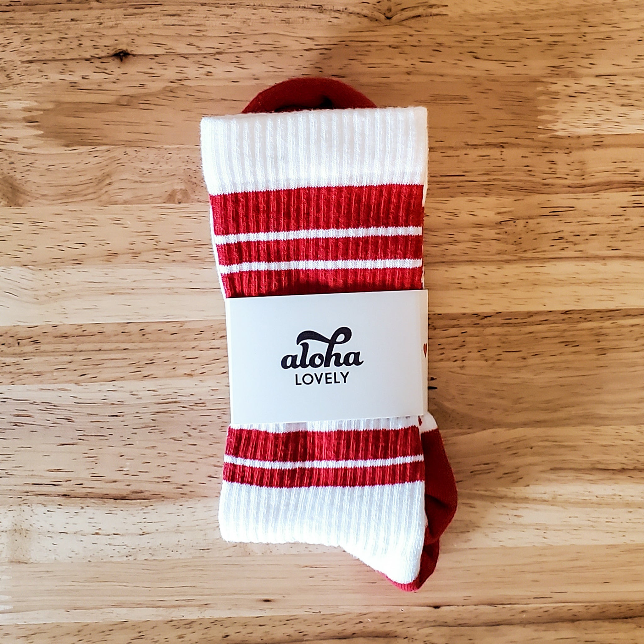 Aloha Rainbow Retro Socks - Aloha Lovely