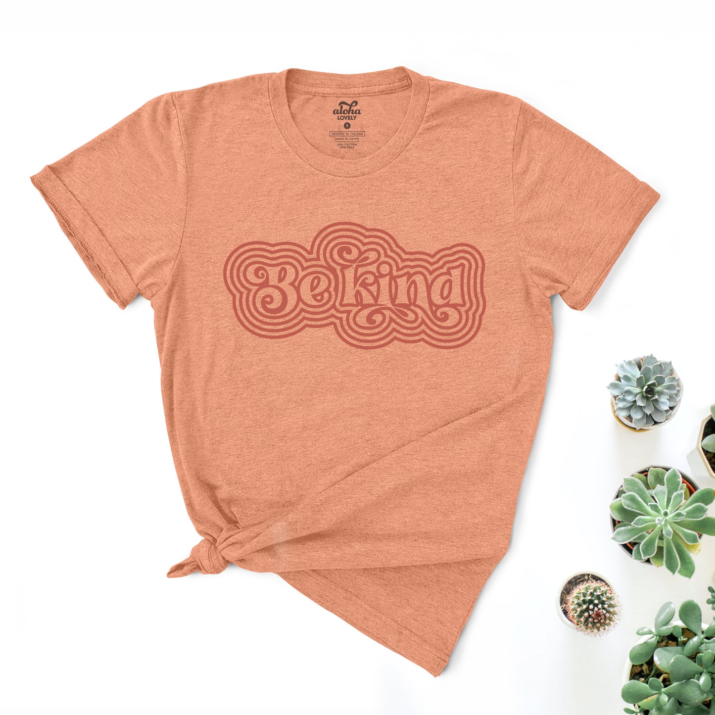 Be Kind Tee in Sunset