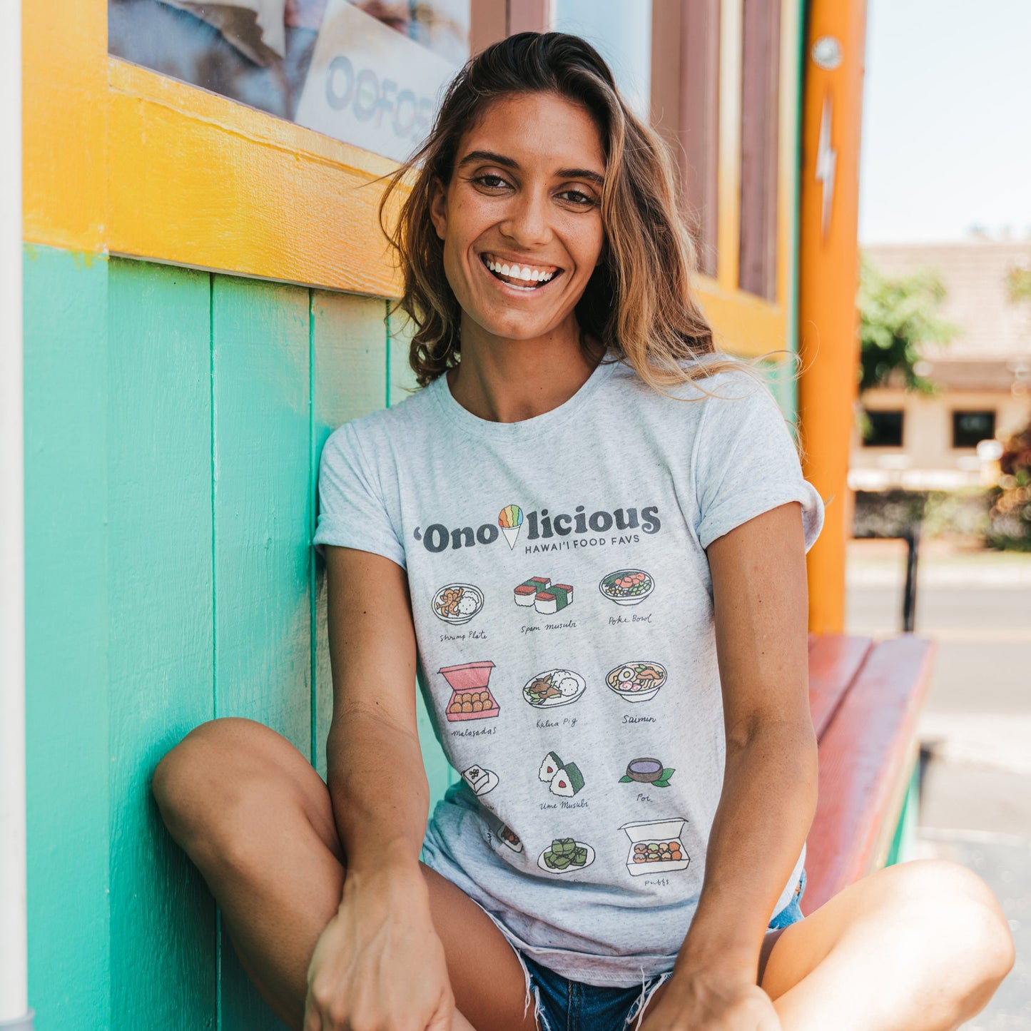 Onolicious Hawaii Favorite Foods Tee Shirt